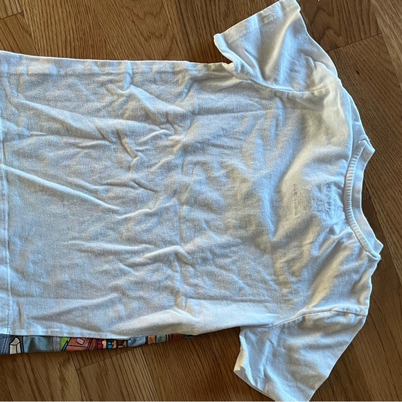 Youth Size 8 Bart Simpsons Shirt With El Barto Patch - Picture 4 of 4